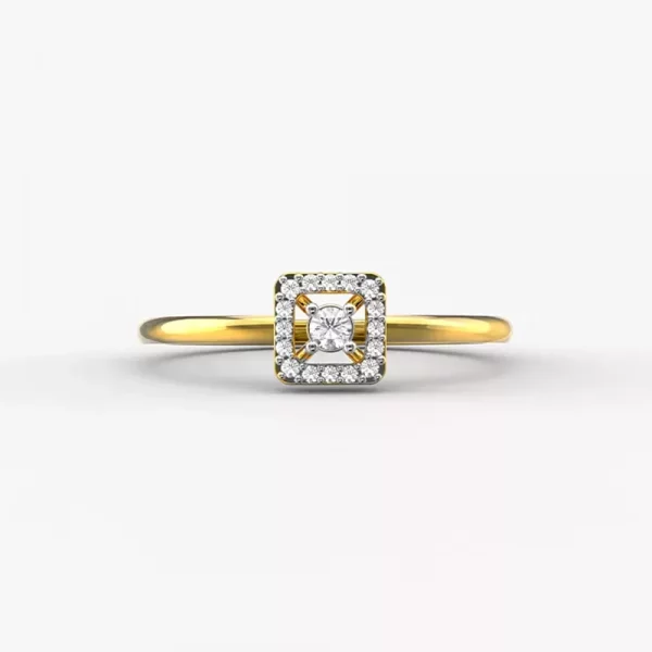 Paris Square Diamond Ring