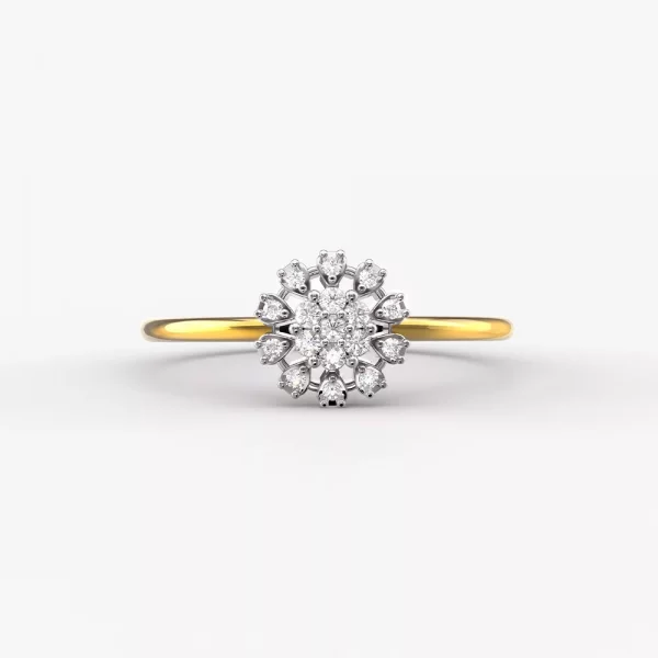 Sparkle Tulip Diamond Ring