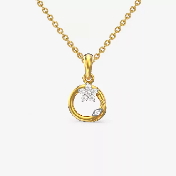 Queens Pride Diamond Pendant Necklace