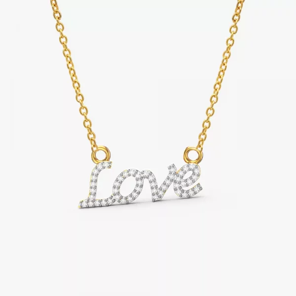 Eternal Love 14k Diamond Pendant Necklace