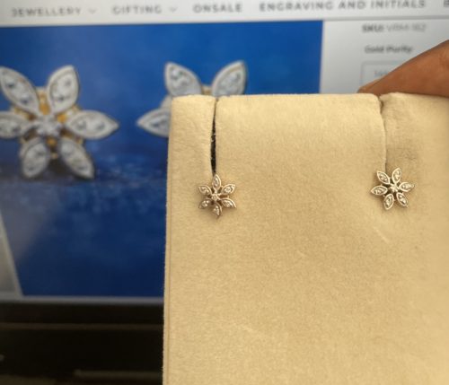 Majestic Marigold Diamond Earring photo review
