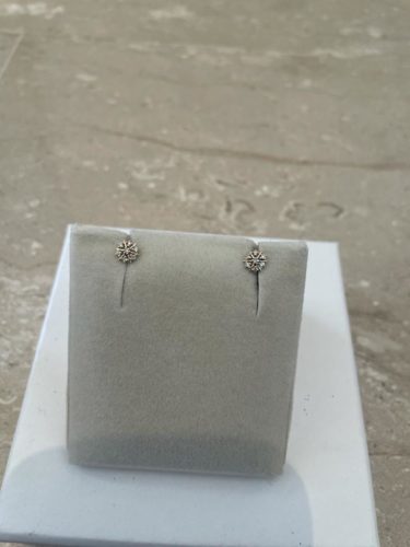 Wishing Star Diamond Stud Earrings