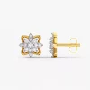 Shining Balsam diamond stud earrings