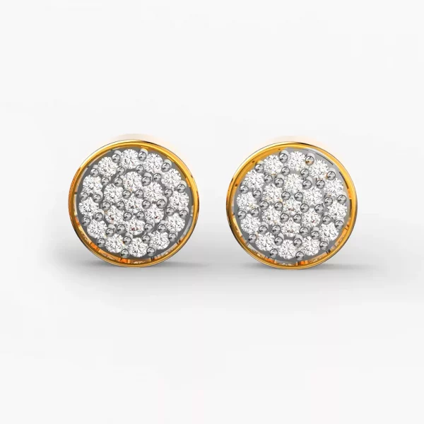 Lustrous Bouquet diamond stud earrings