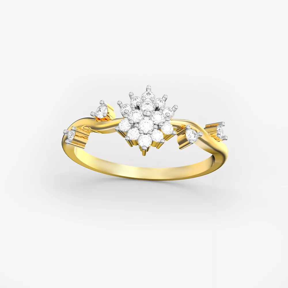 May flower diamond ring