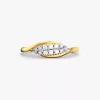 Yellowgold sparkling Dimond Ring
