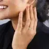 Mobius Strip diamond ring