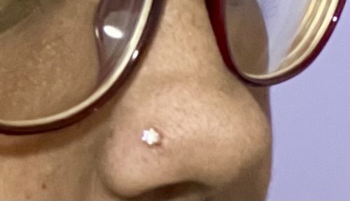 18 k Solitaire Diamond Nose stud photo review