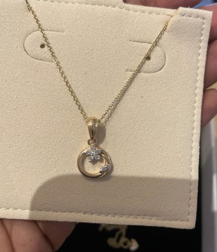 Queens Pride Diamond Pendant Necklace photo review