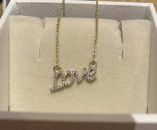 Eternal Love 14k Diamond Pendant Necklace photo review