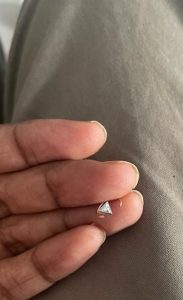 Triangle Diamond Nose Pin photo review