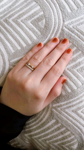 Shiny Bowtie Diamond Ring photo review