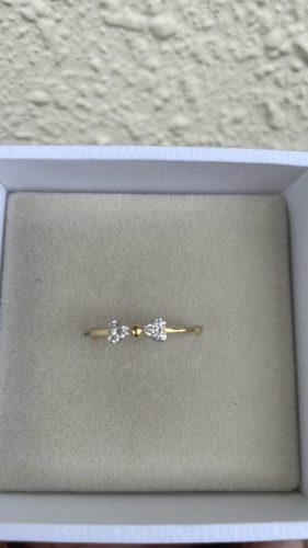 Shiny Bowtie Diamond Ring photo review