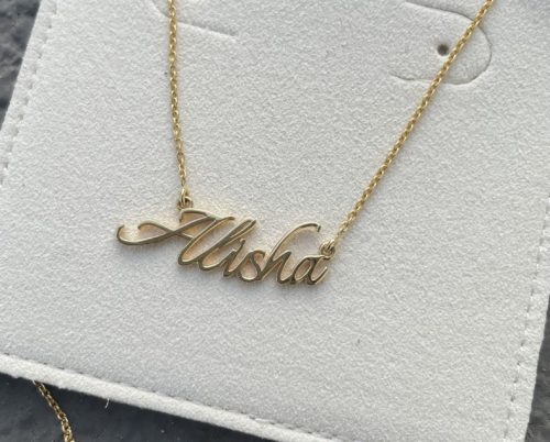 Handsome Personalised Name Necklace photo review